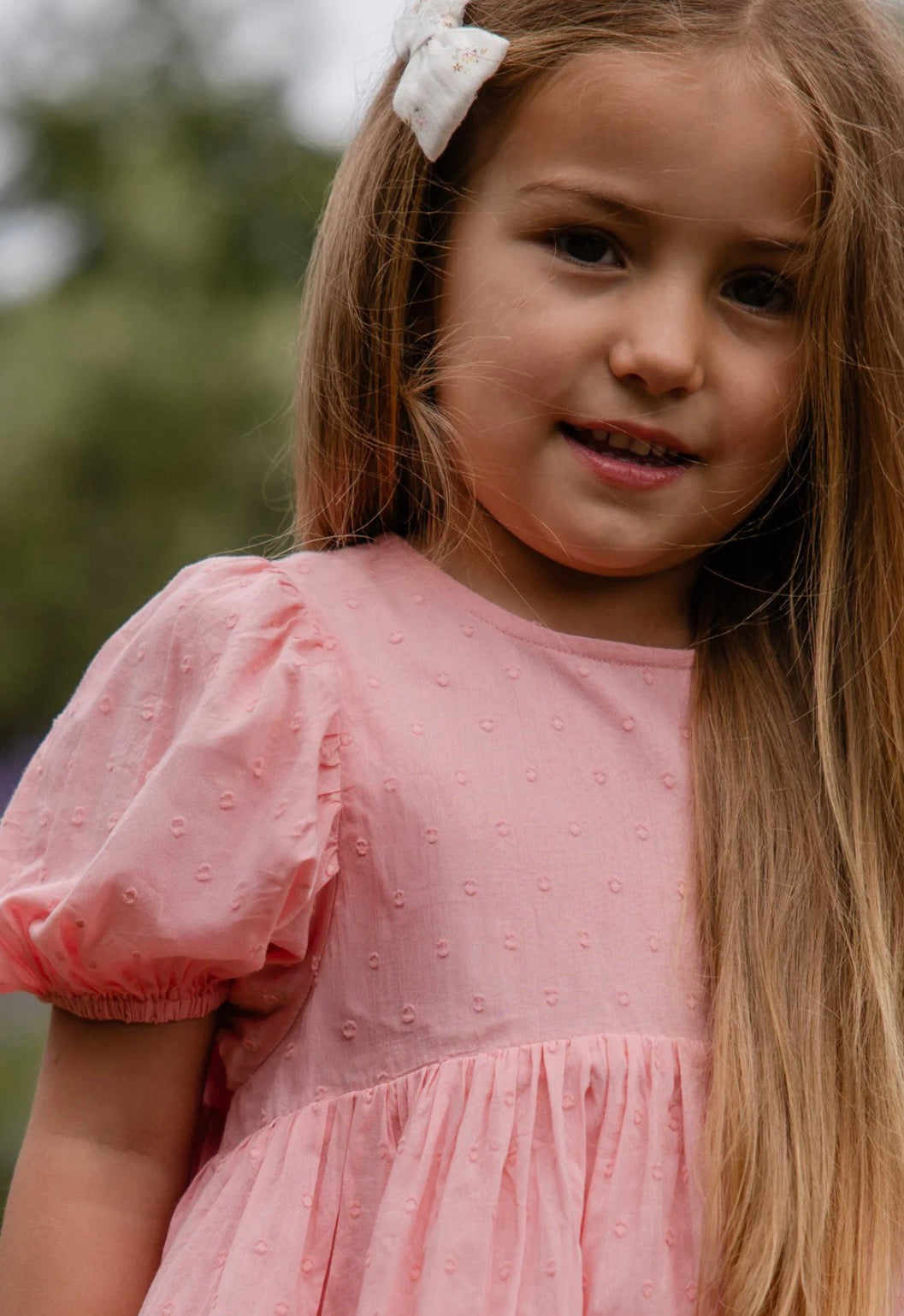 Jamie Kay - Organic Cotton Frannie Dress - Swiss Pink