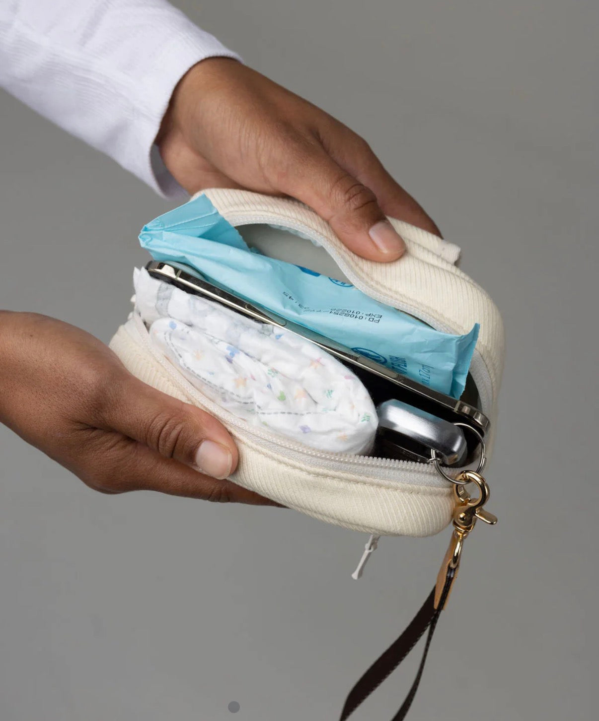 Mabē - The Monarch Accessory Bag - Natural Ivory