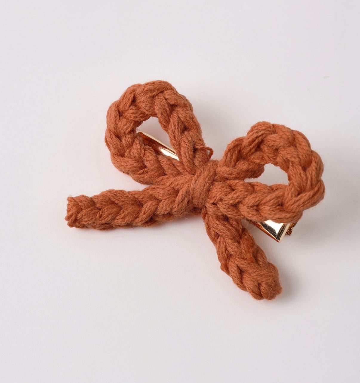 Rylee + Cru - Crochet Bow Clips - Poppy