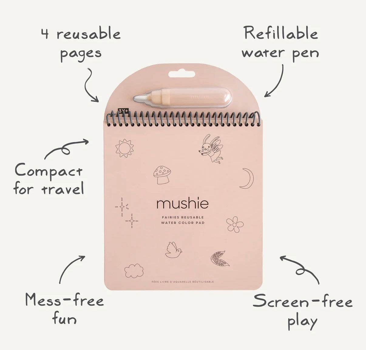 Mushie - Reusable Water Color Pad