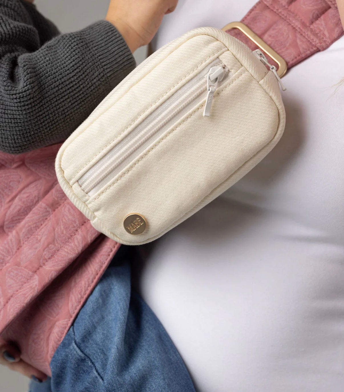 Mabē - The Monarch Accessory Bag - Natural Ivory
