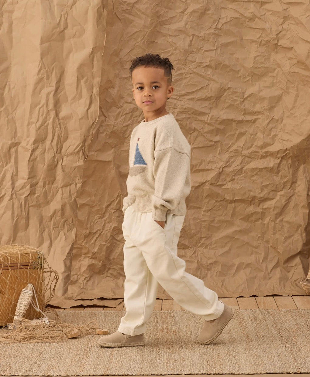 Rylee + Cru - Aspen Sweater Sailboat
