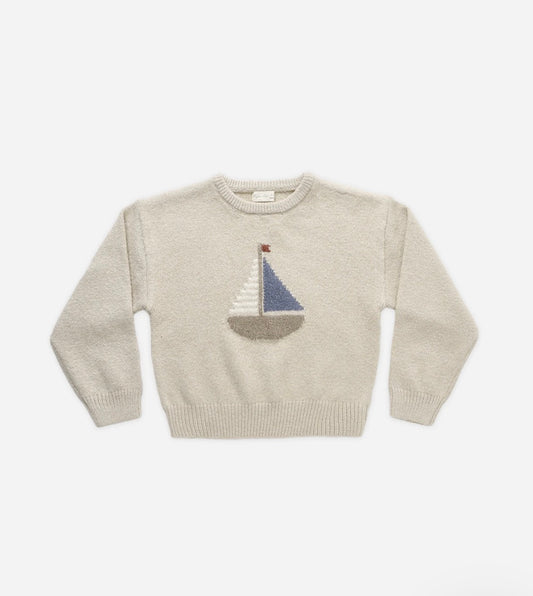 Rylee + Cru - Aspen Sweater Sailboat
