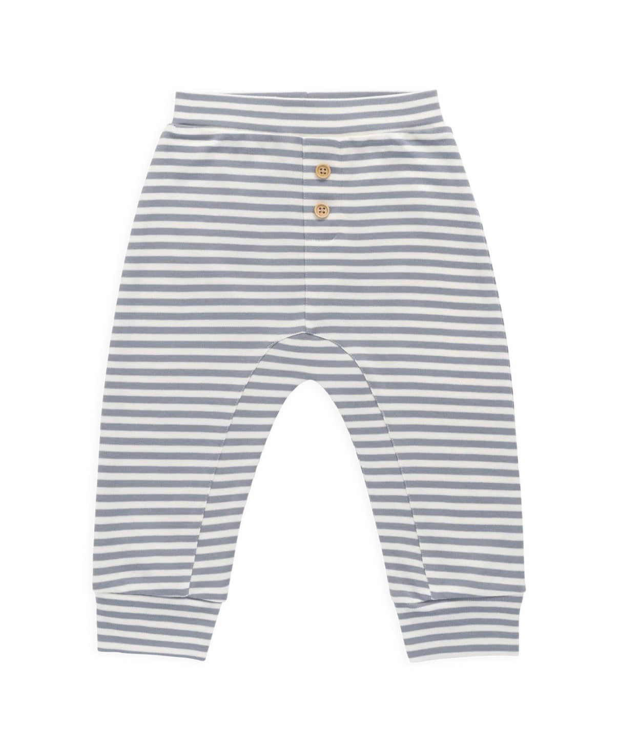 Jamie Kay - Pima Cotton Wesley Pant - Narrow Stripe Dawn/Cloud