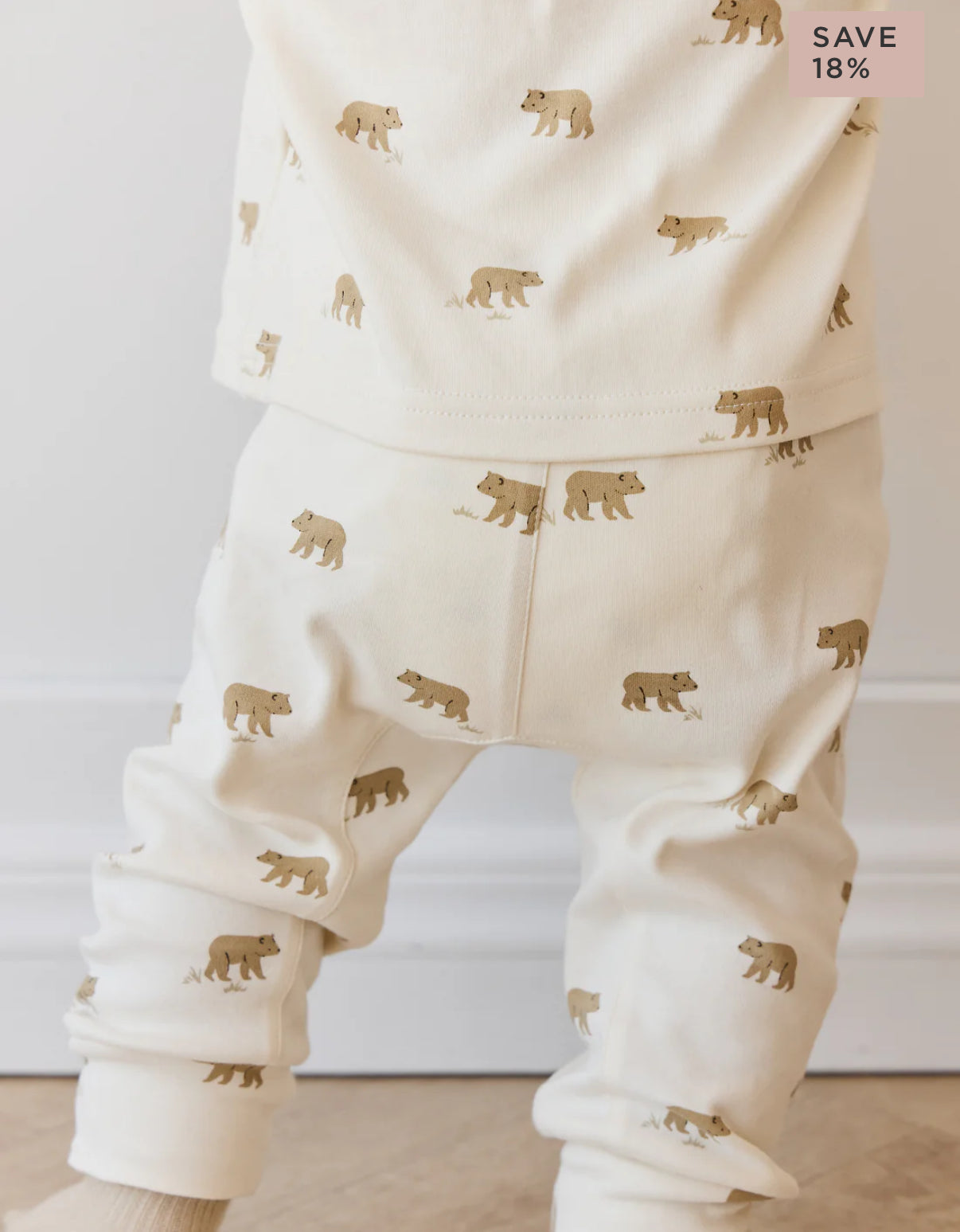 Jamie Kay - Pima Cotton Wesley Pant - Cub Walk Samoyed