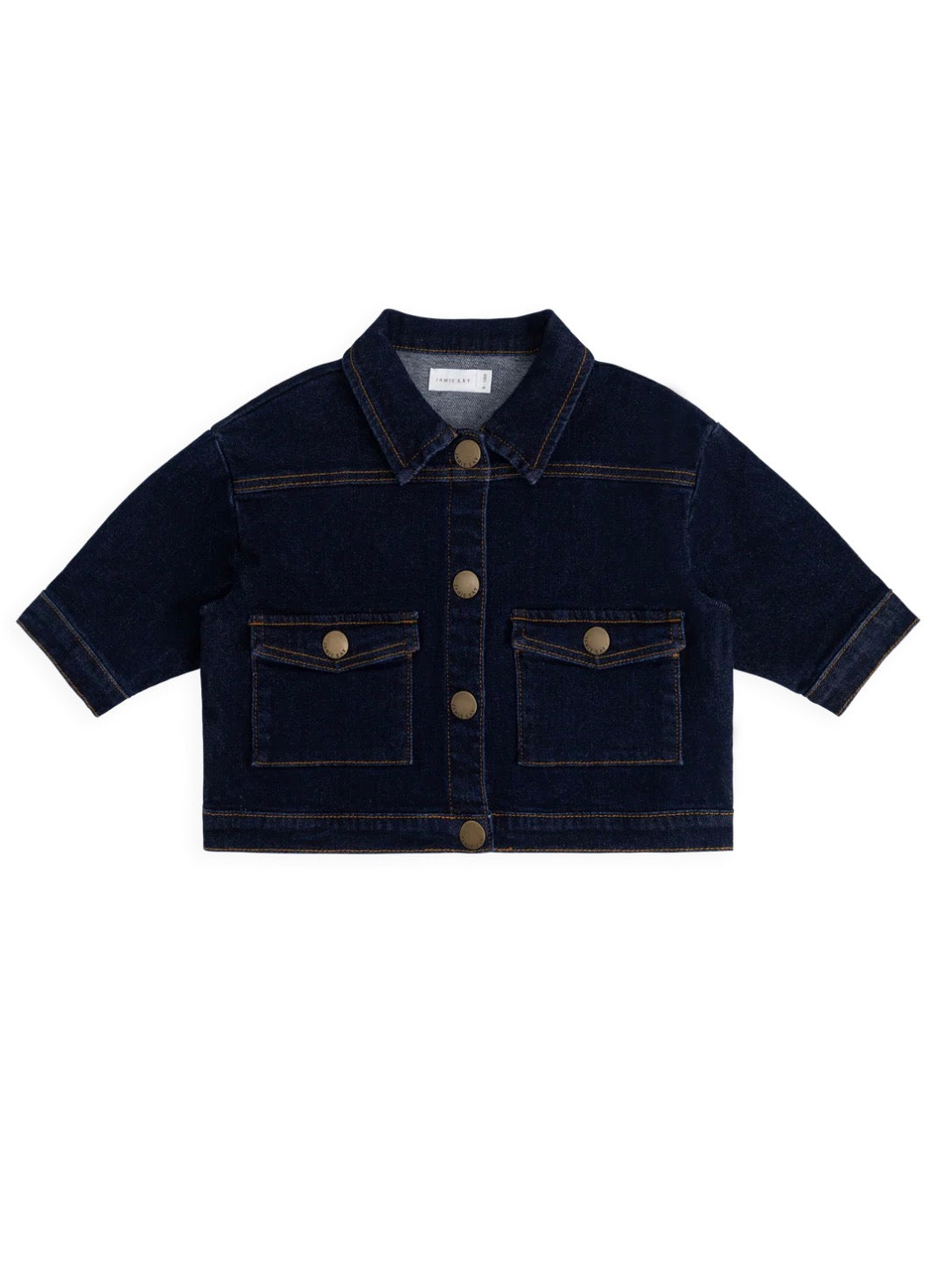 Jamie Kay - Arbor Jacket - Mid Indigo Denim