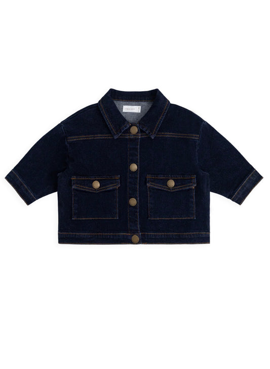Jamie Kay - Arbor Jacket - Mid Indigo Denim