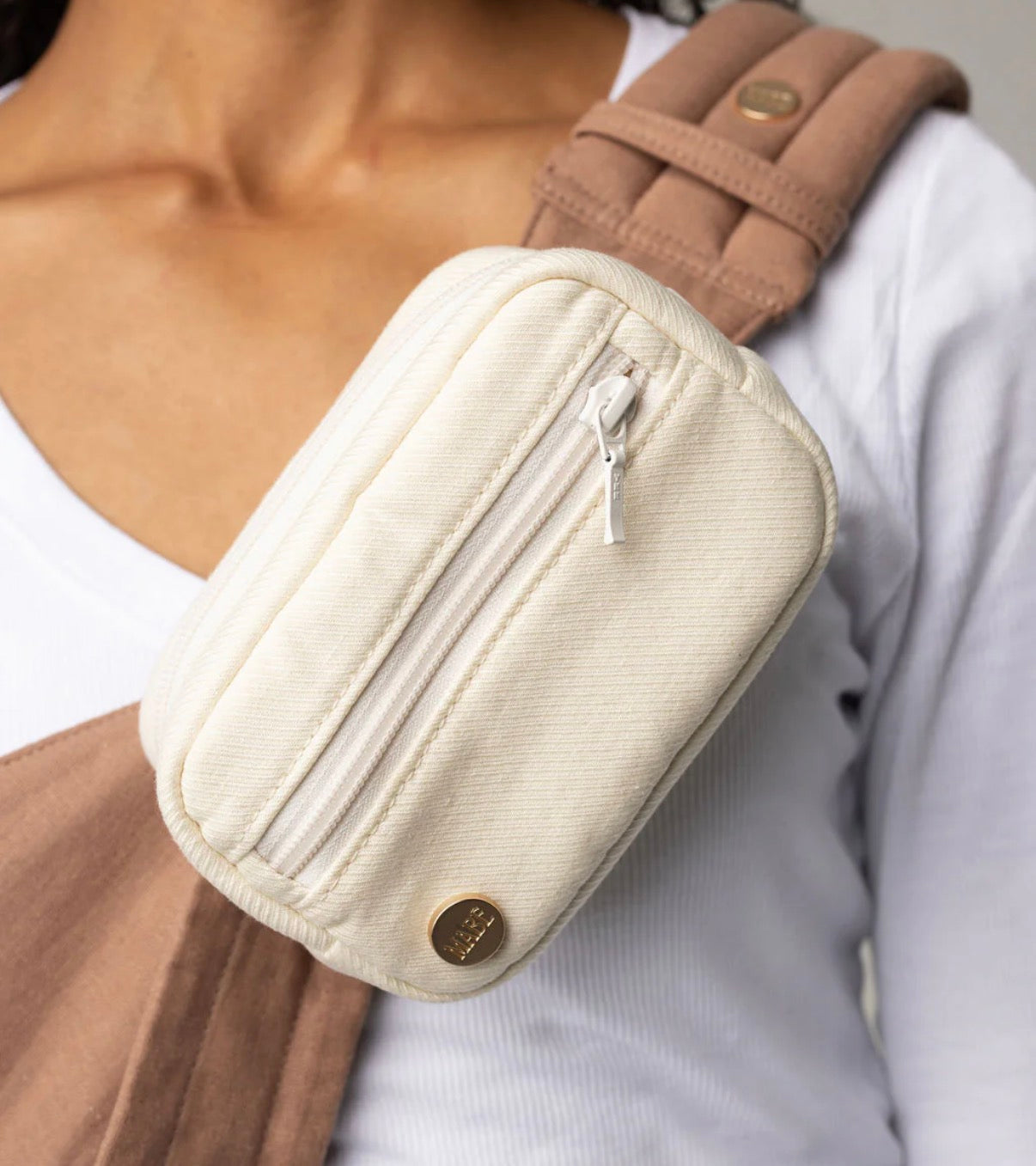 Mabē - The Monarch Accessory Bag - Natural Ivory
