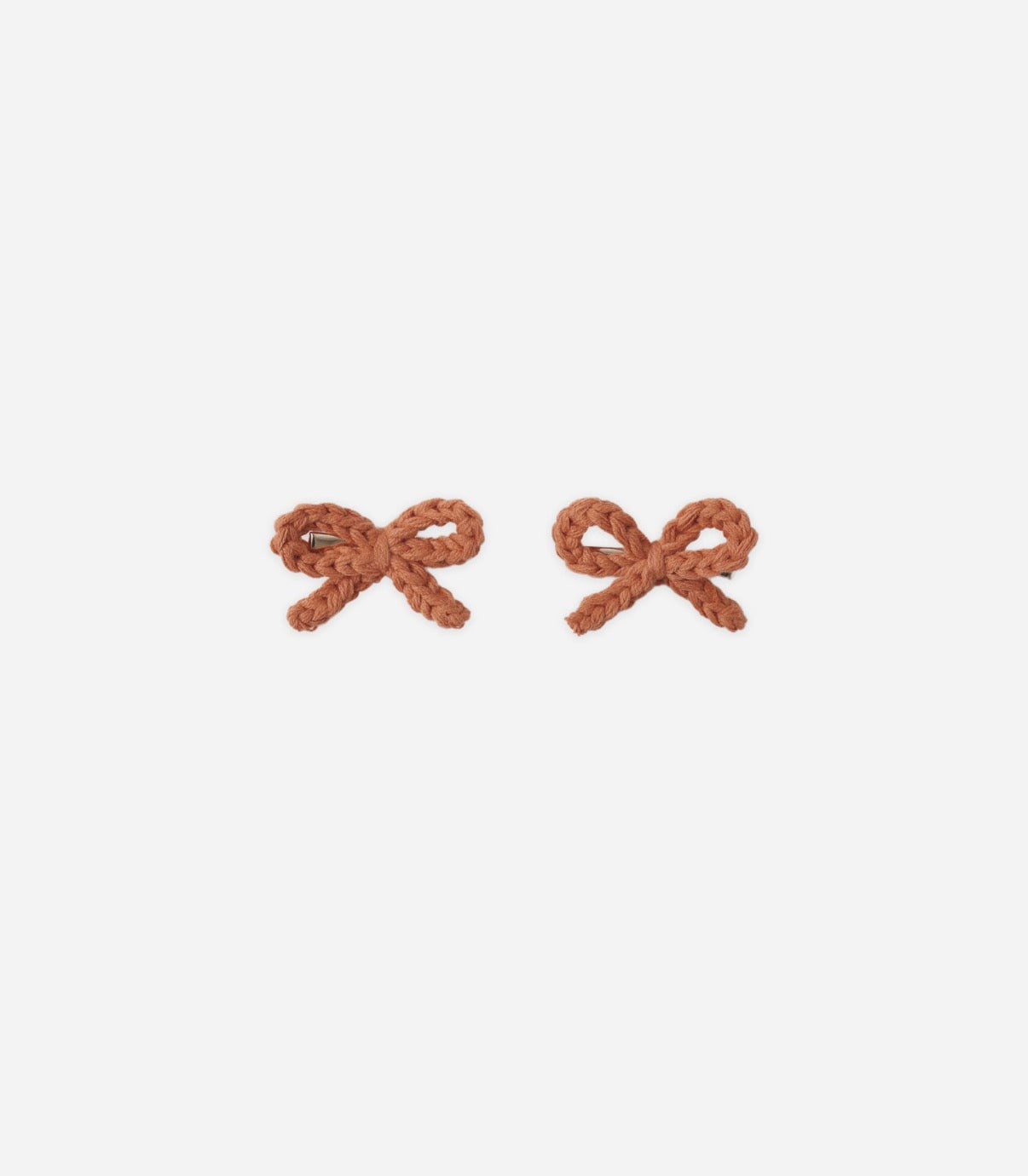 Rylee + Cru - Crochet Bow Clips - Poppy