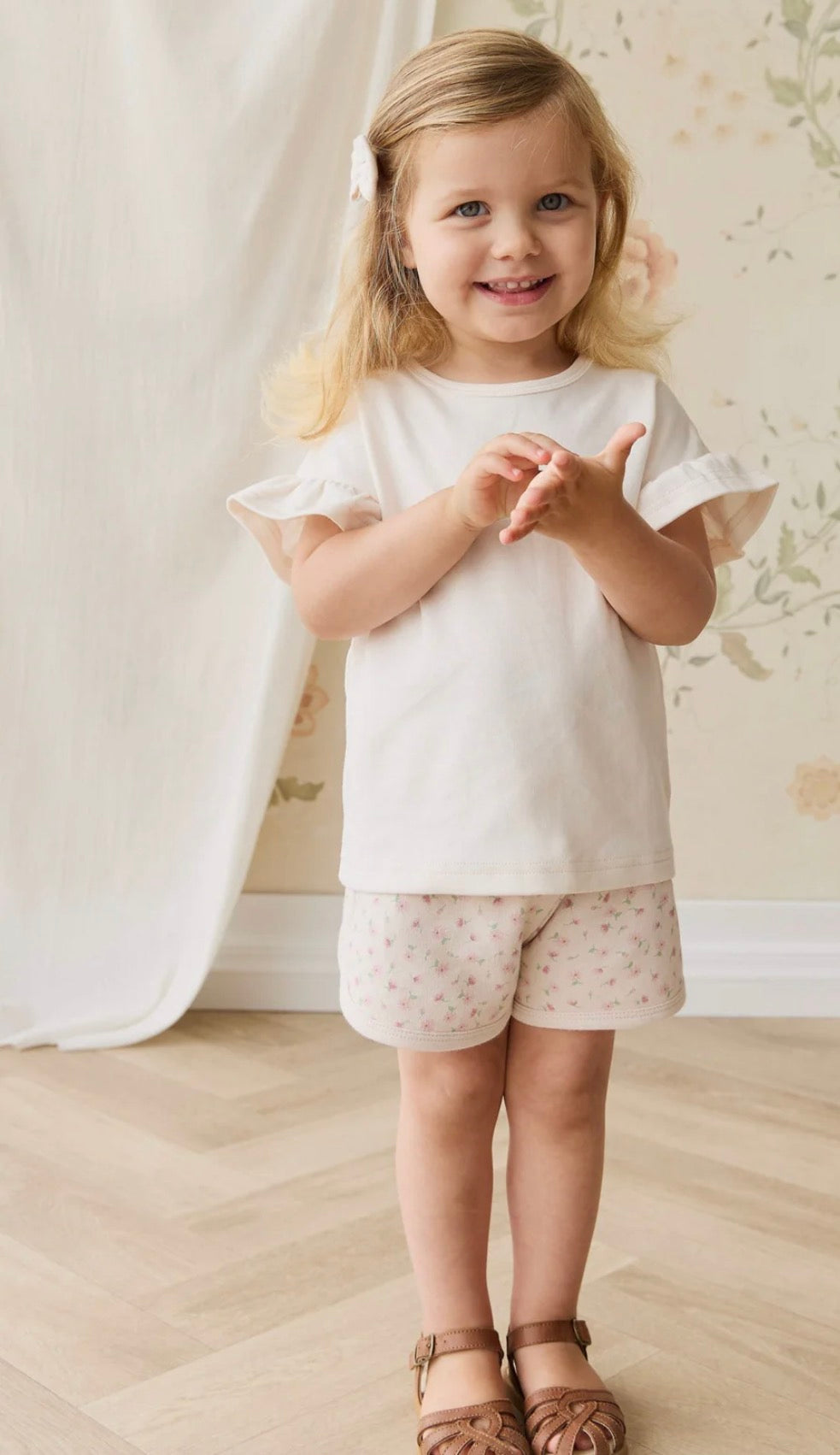 Jamie Kay - Pima Cotton Antoinette Top - Blushed Rose