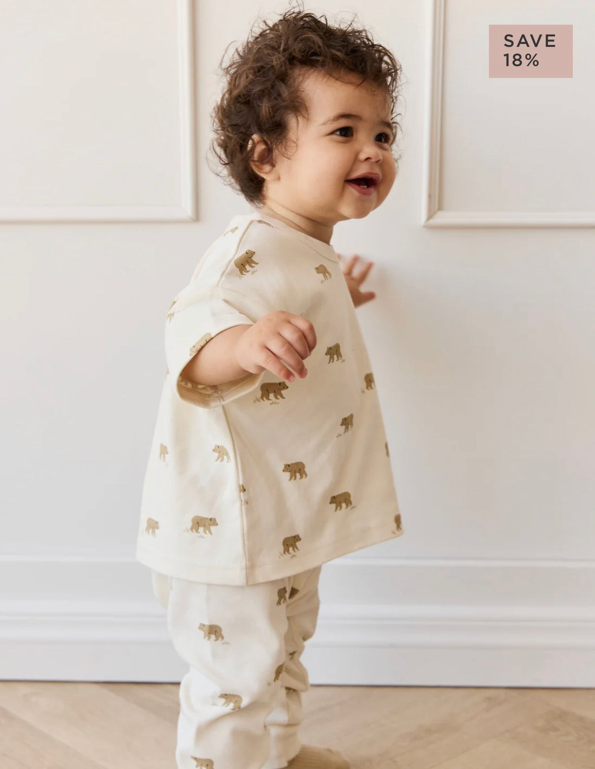 Jamie Kay - Pima Cotton Wesley Tee - Cub Walked Samoyed