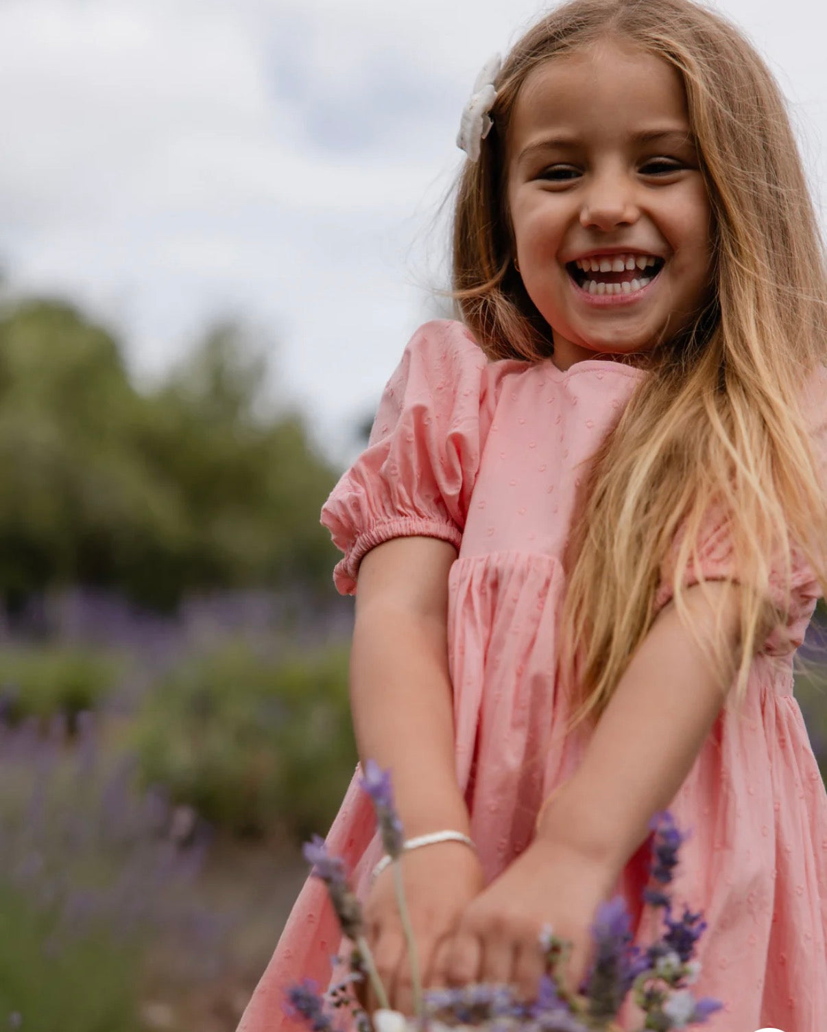 Jamie Kay - Organic Cotton Frannie Dress - Swiss Pink