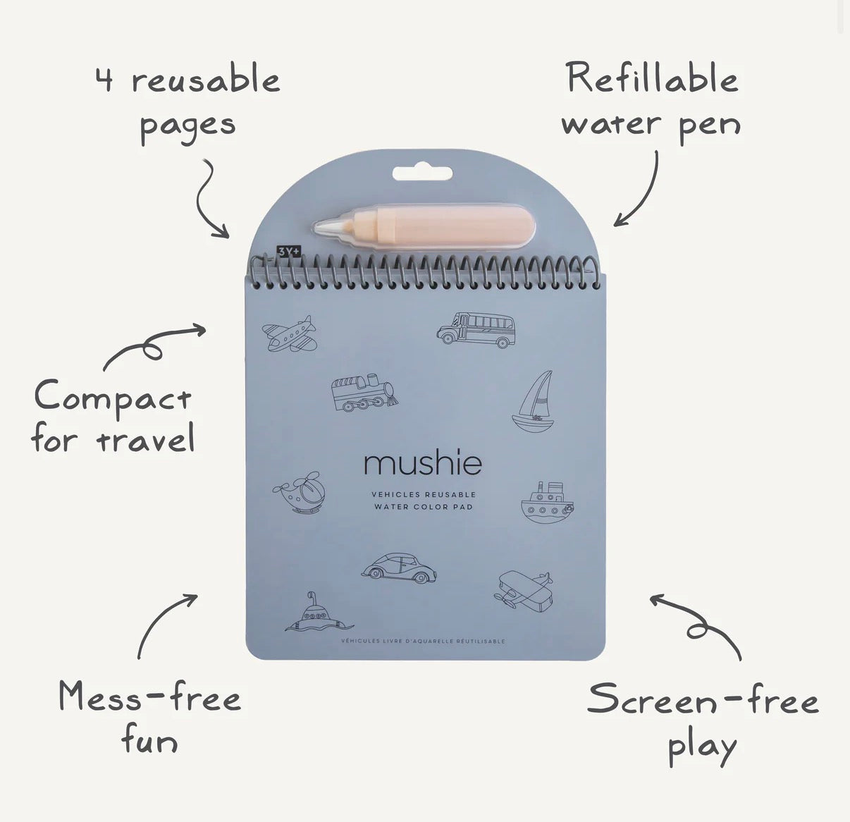Mushie - Reusable Water Color Pad