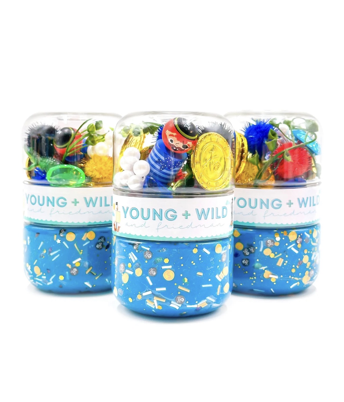 Young + Wild & Friedman - Grab & Go Dough Jar - Pirate