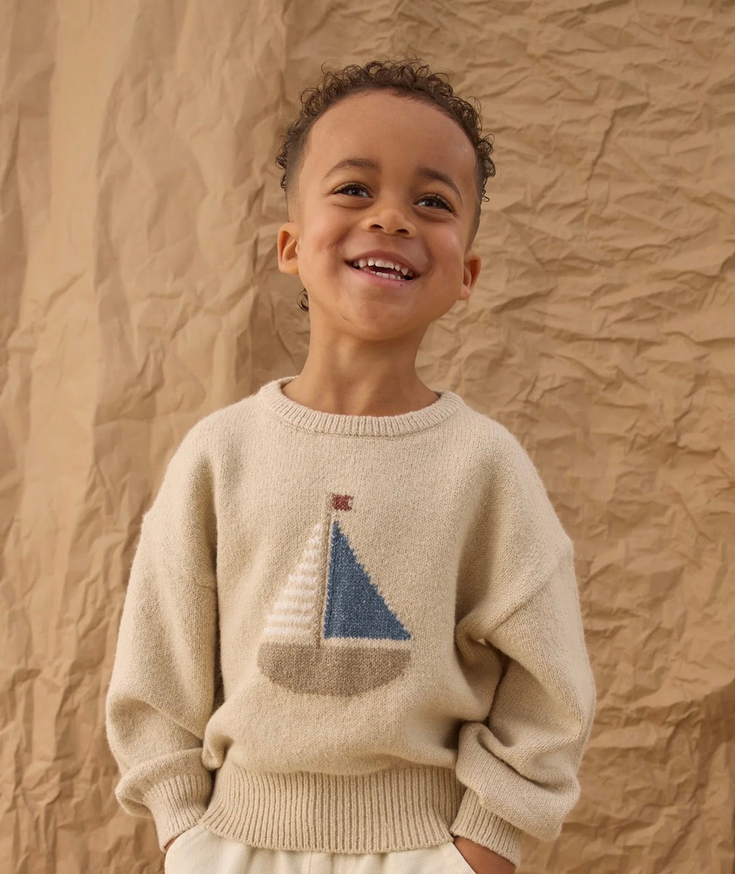 Rylee + Cru - Aspen Sweater Sailboat