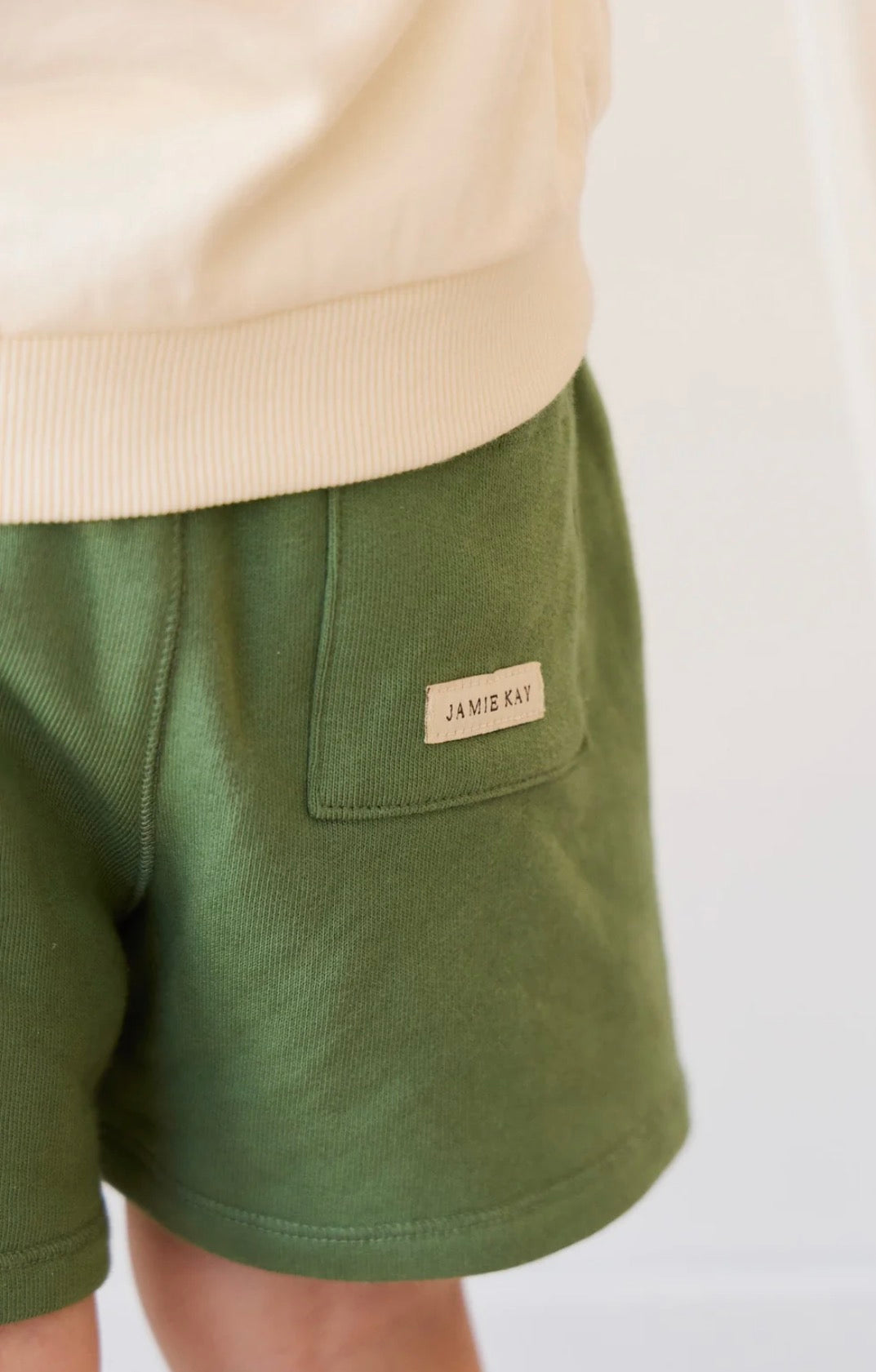 Jamie Kay - Organic Cotton Jalen Short - Snow Pea
