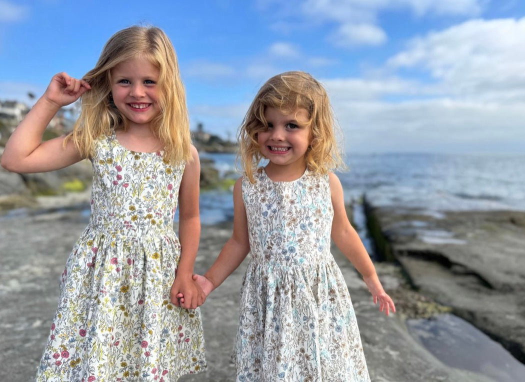 Vignette - Tilly Dress - Yellow Meadow Floral