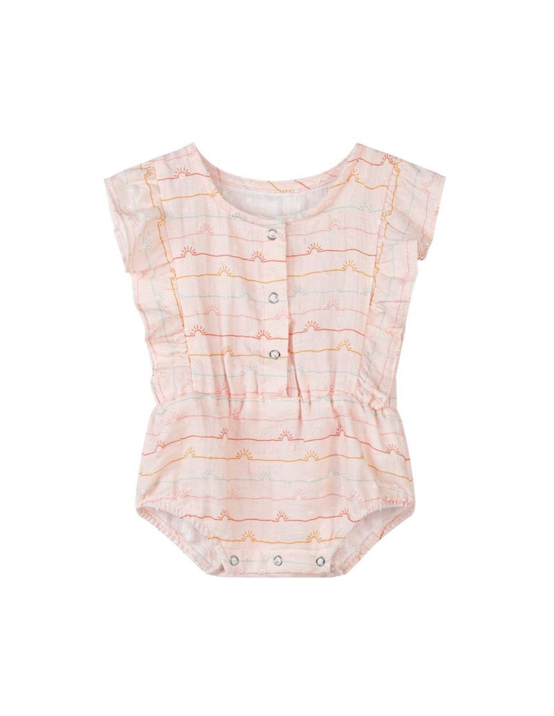 Vignette - Megan Bubble Romper - Sunset