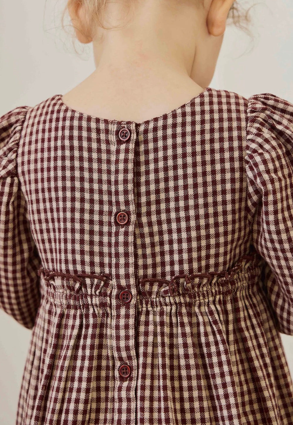 Jamie Kay - Organic Cotton Cecile Dress - Cinnamon Gingham
