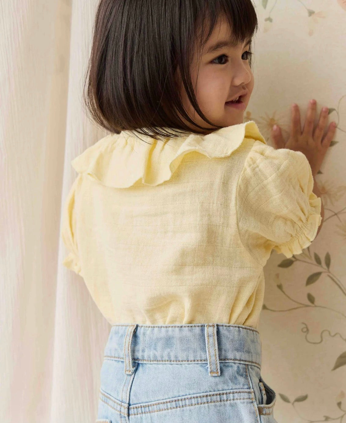 Jamie Kay - Organic Cotton Muslin Alora Top - Sunshine