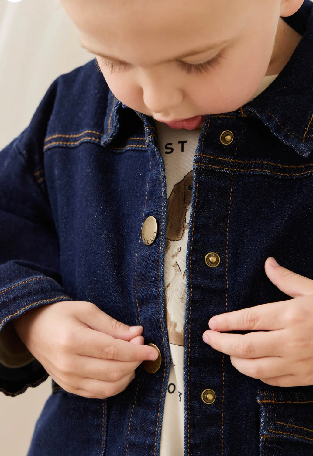 Jamie Kay - Arbor Jacket - Mid Indigo Denim