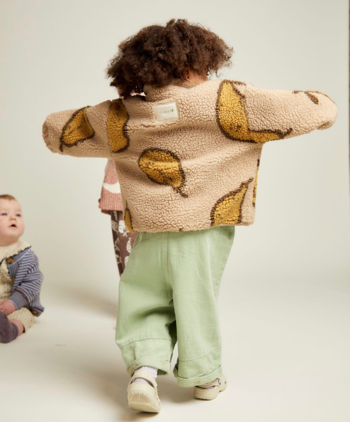 Claude & Co - Drew Almond Pear Borg Jacket