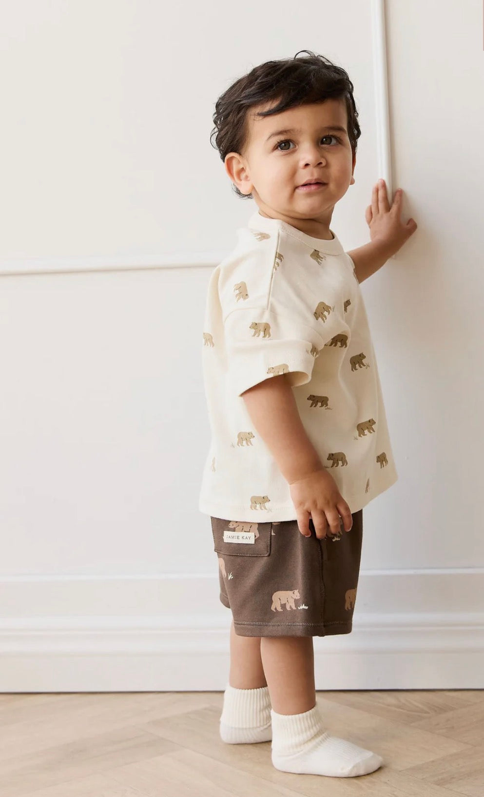 Jamie Kay - Pima Cotton Wesley Tee - Cub Walked Samoyed