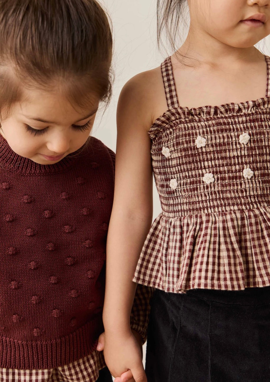 Jamie Kay - Organic Cotton Auden Top - Cinnamon Gingham
