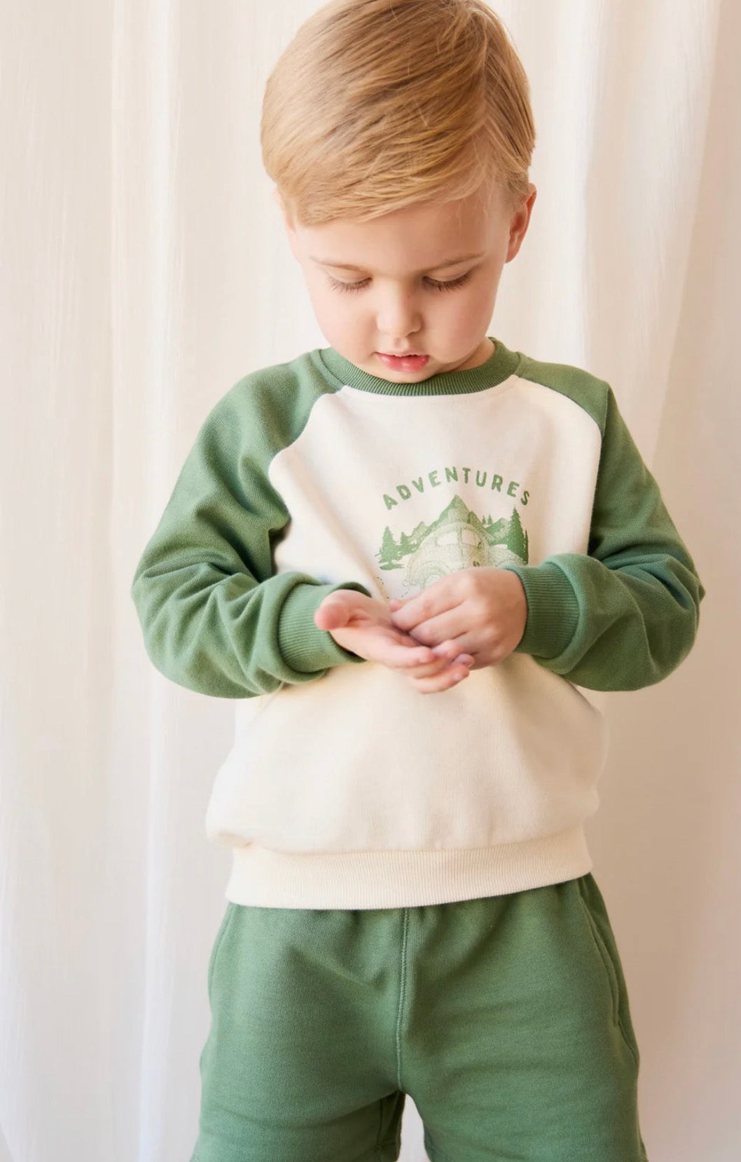 Jamie Kay - Organic Cotton Jalen Short - Snow Pea