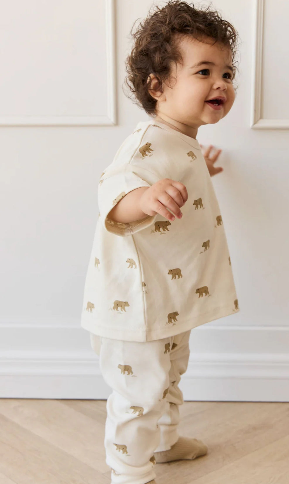 Jamie Kay - Pima Cotton Wesley Pant - Cub Walk Samoyed