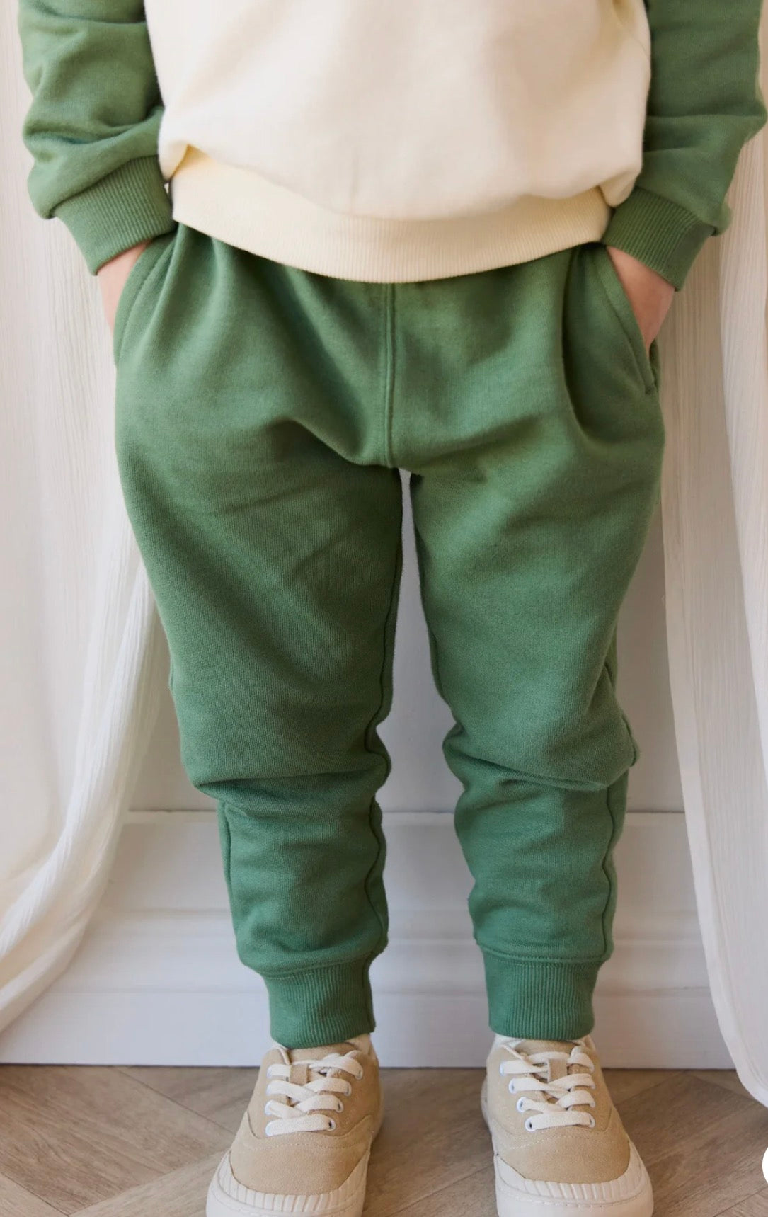Jamie Kay - Organic Cotton Dominic Track Pant - Snow Pea