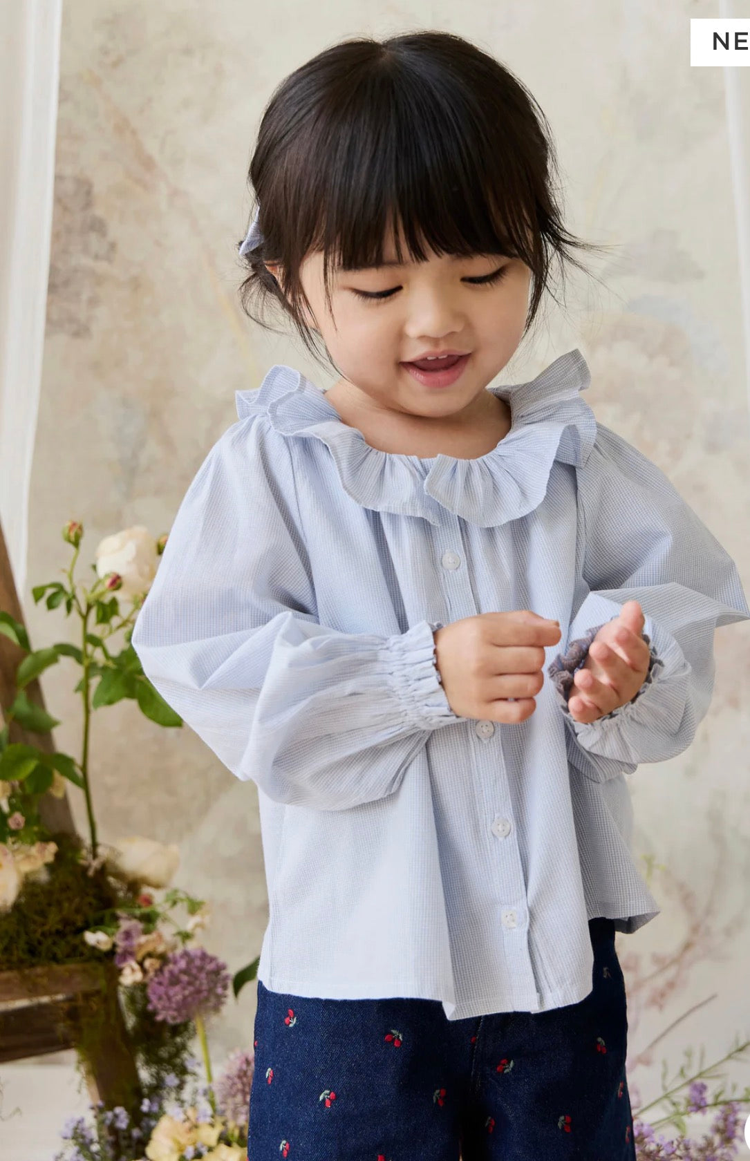 Jamie Kay - Organic Cotton Gaelle Top - Petite Check