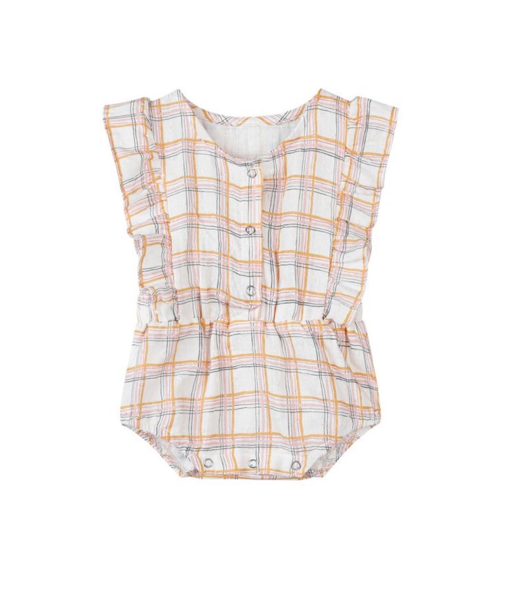 Vignette - Megan Bubble Romper - Plaid