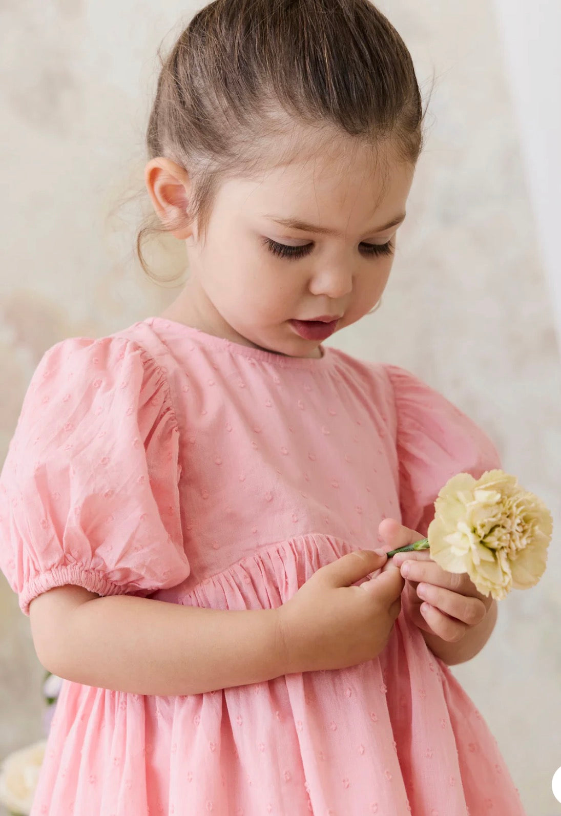 Jamie Kay - Organic Cotton Frannie Dress - Swiss Pink