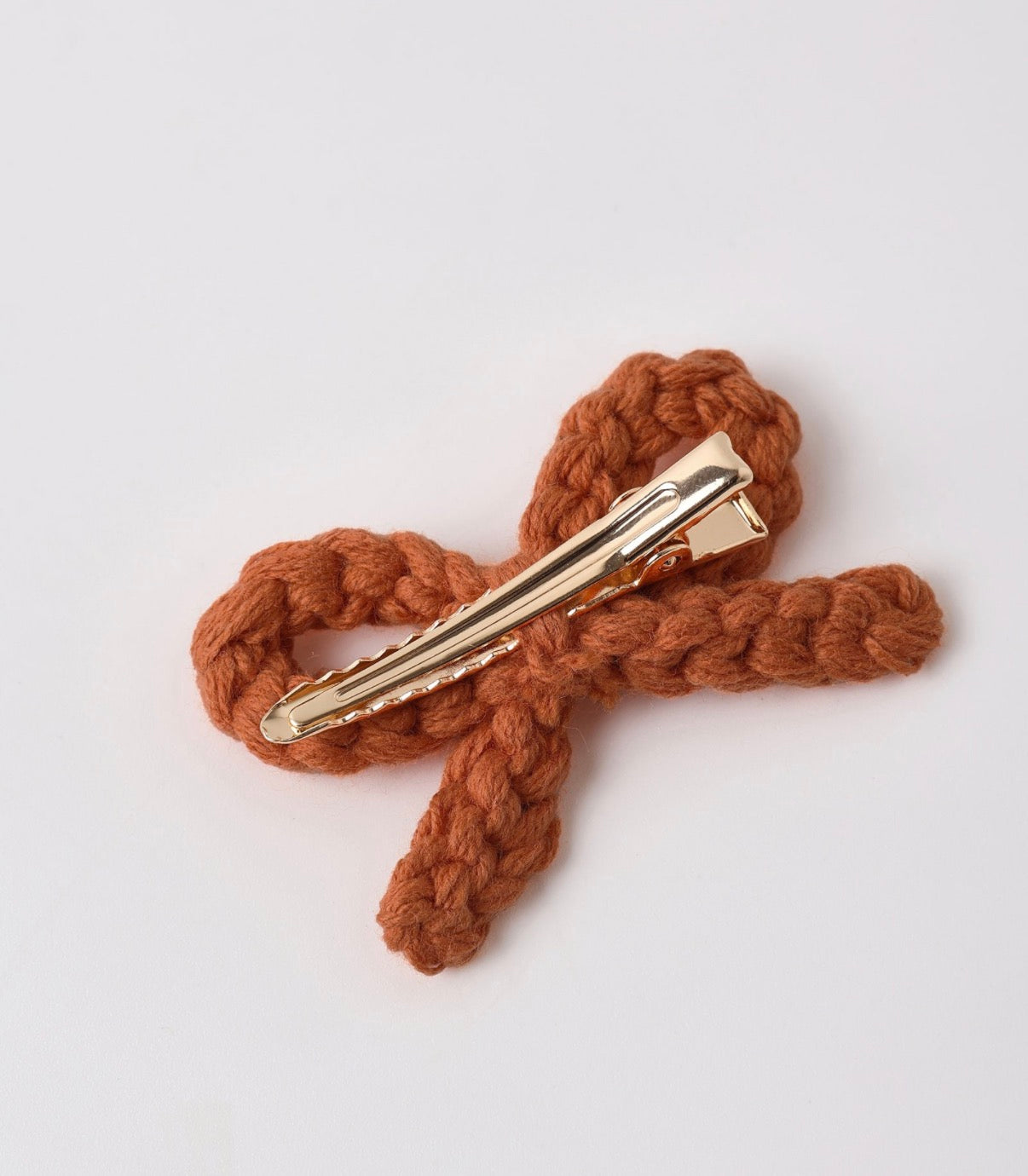Rylee + Cru - Crochet Bow Clips - Poppy