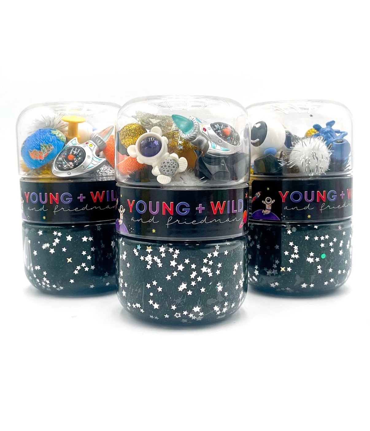 Young + Wild & Friedman - Grab & Go Dough Jar - Space