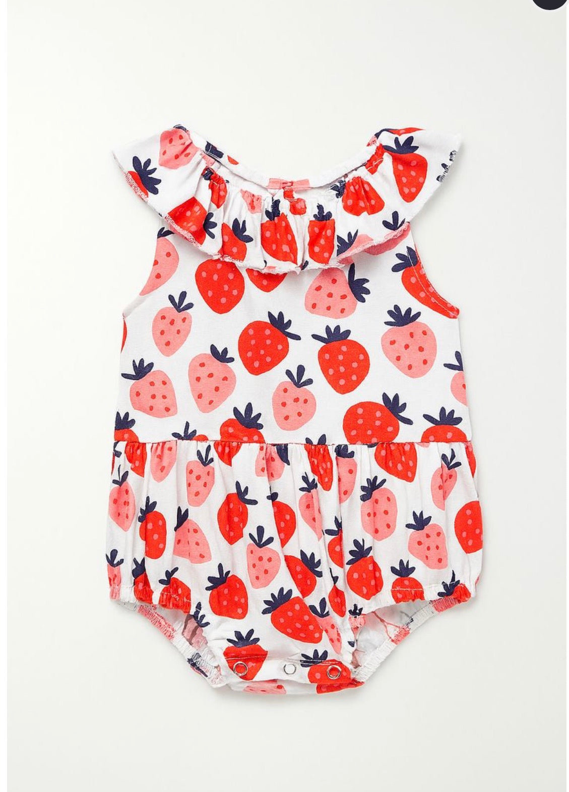 Vignette - Taylor Bubble Romper - Strawberries