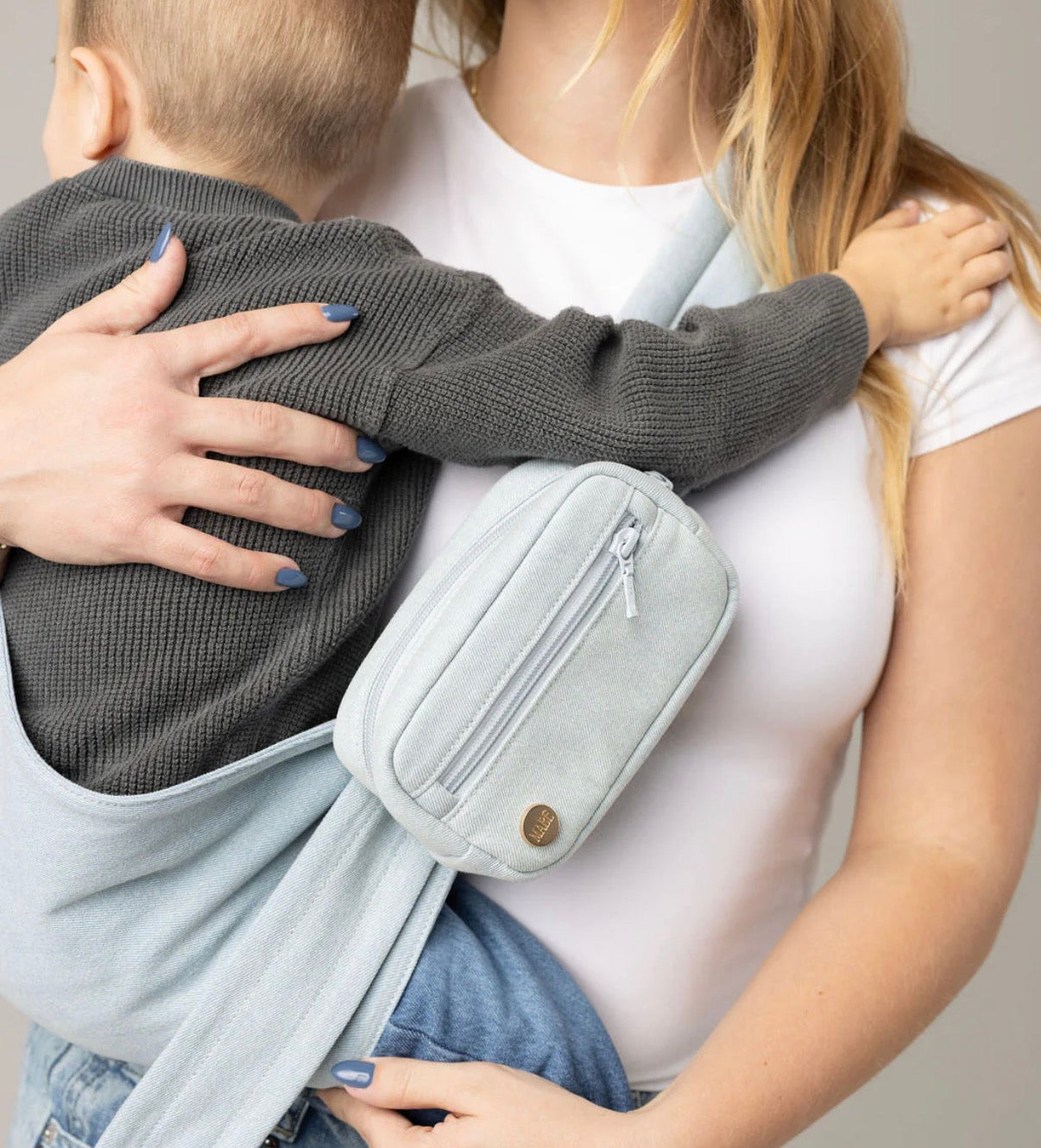 Mabē - The Monarch Accessory Bag - Dream Wash Denim