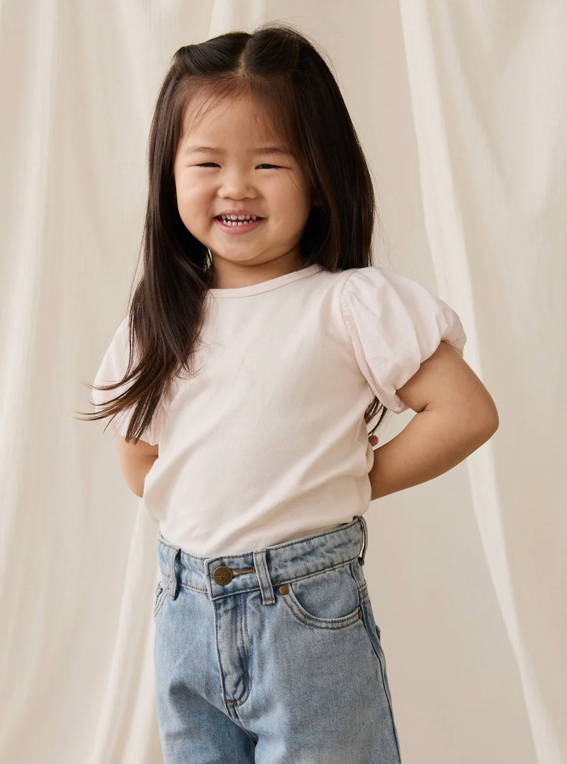 Jamie Kay - Pima Cotton Myla Top - Blushed Rose