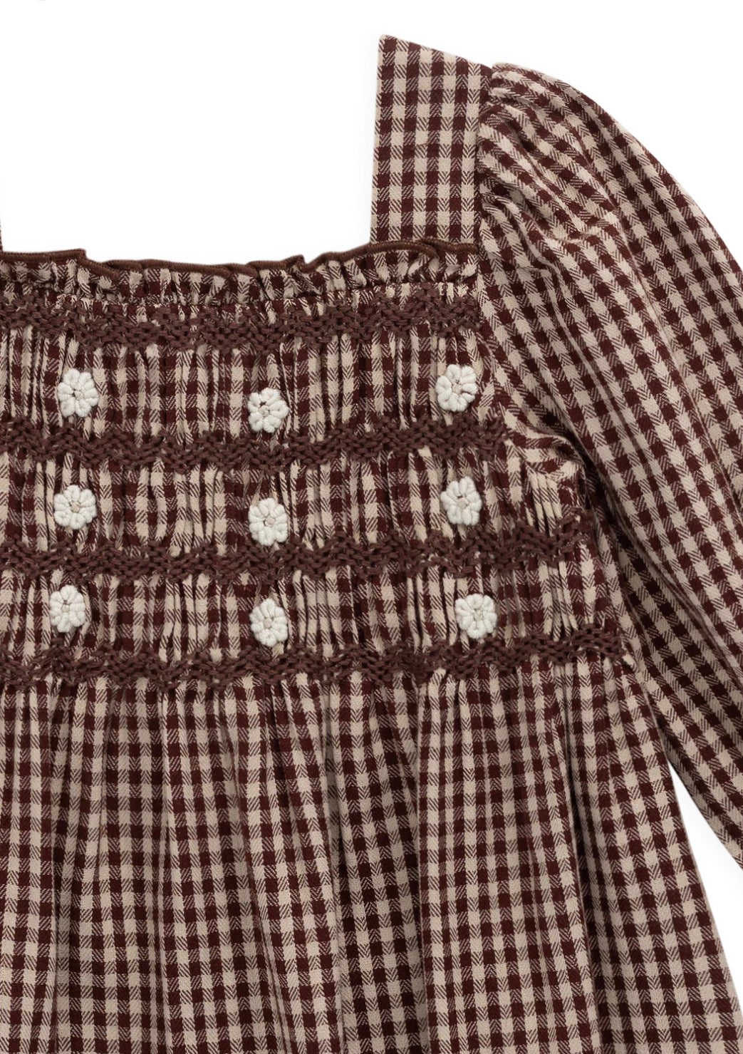 Jamie Kay - Organic Cotton Cecile Dress - Cinnamon Gingham