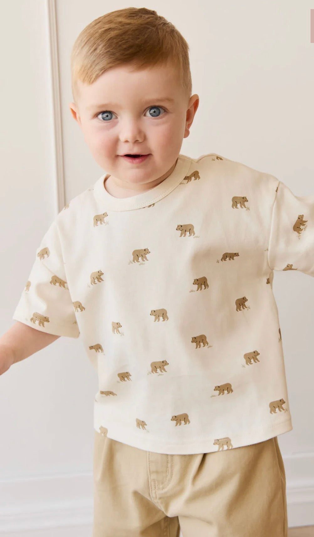 Jamie Kay - Pima Cotton Wesley Tee - Cub Walked Samoyed