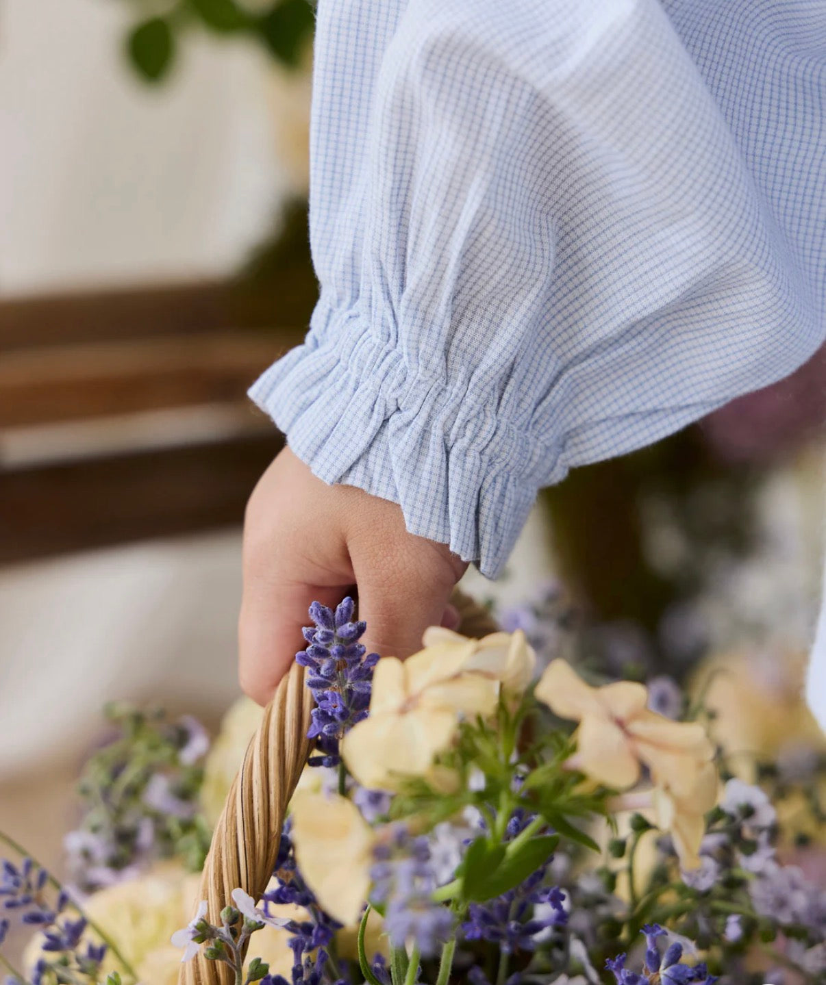 Jamie Kay - Organic Cotton Gaelle Top - Petite Check