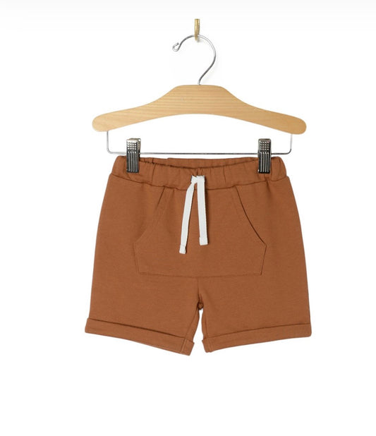City Mouse Studio - Kangaroo Pocket Short - Toffee