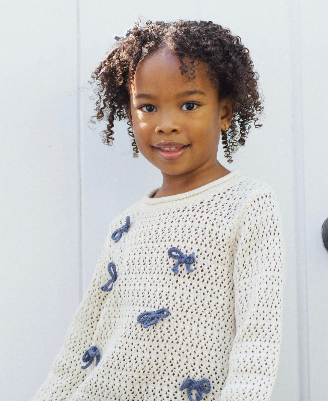 Rylee + Cru - Crochet Knit Pullover Bow