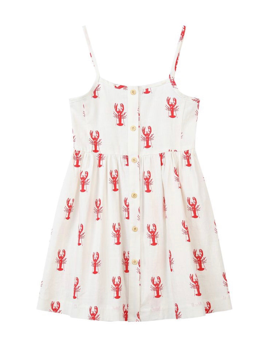 Vignette - Brooklyn Dress - White Lobster