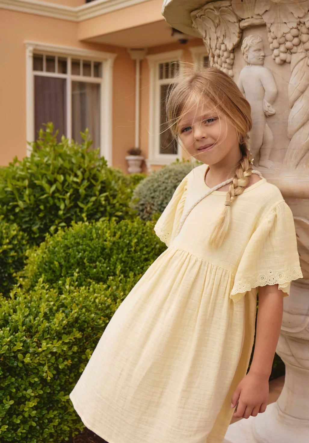 Jamie Kay - Organic Cotton Muslin Phillipa Dress - Sunshine