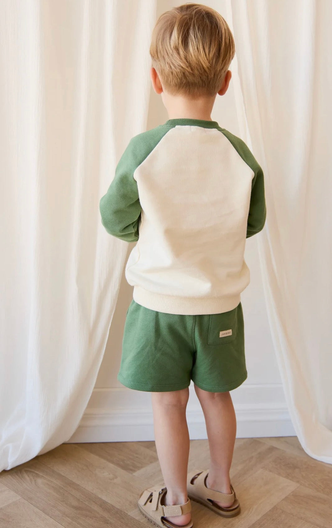 Jamie Kay - Organic Cotton Jalen Short - Snow Pea