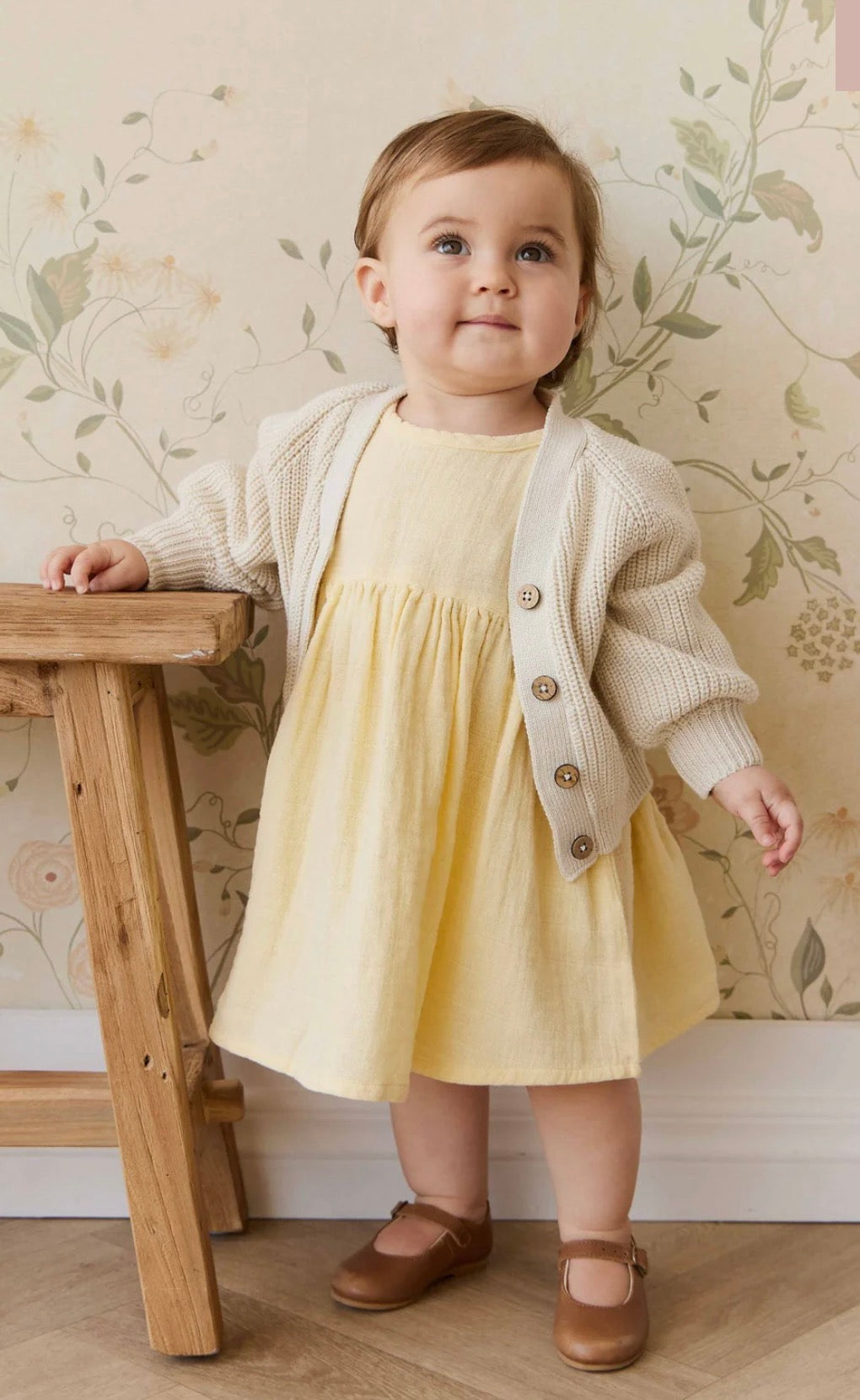 Jamie Kay - Organic Cotton Muslin Phillipa Dress - Sunshine