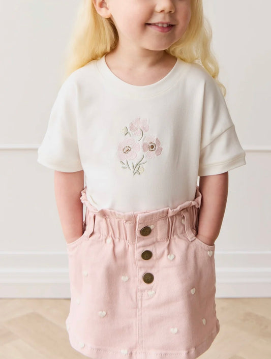 Jamie Kay - Briella Skirt - Petite Heart Peach
