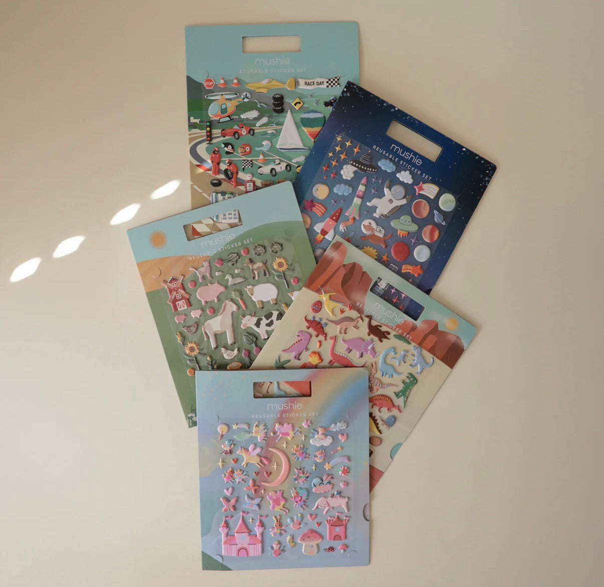 Mushie - Reusable Sticker Set